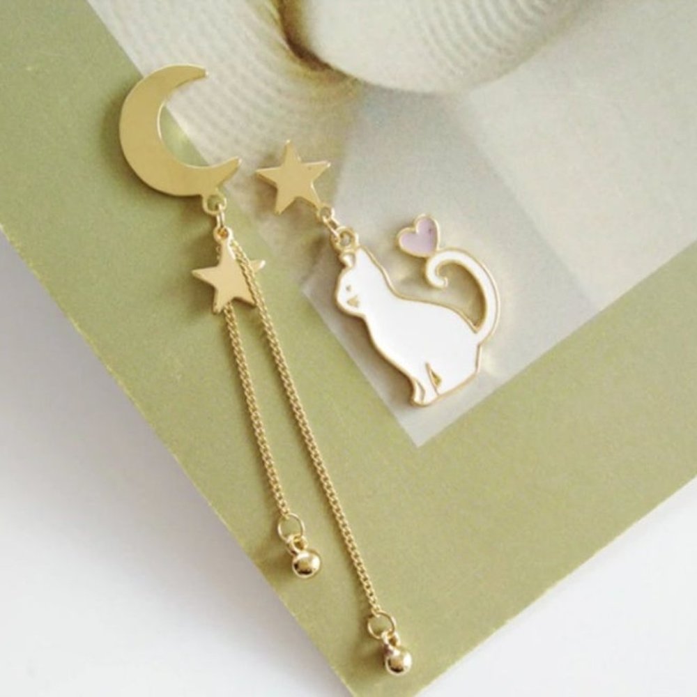 Night Cat Earrings